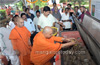 MLA. Kamath inaugurates vermicompost plant in Ramakrishna Mutt
